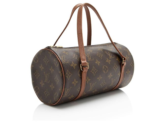 Louis Vuitton Vintage Monogramm Canvas Papillon 26 Handtasche Braun - Ansicht 2