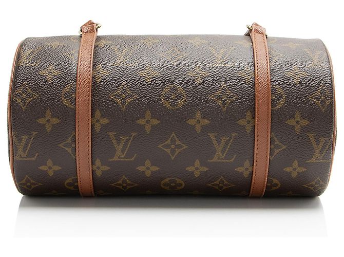 Louis Vuitton Vintage Monogramm Canvas Papillon 26 Handtasche Braun - Ansicht 4