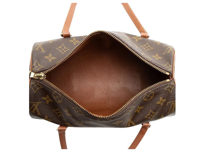 Louis Vuitton Vintage Monogramm Canvas Papillon 26 Handtasche Braun - Ansicht 7