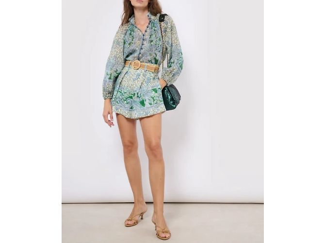 Zimmermann Short Zimmerman, modello Ottie Paisley Verde - vista 2