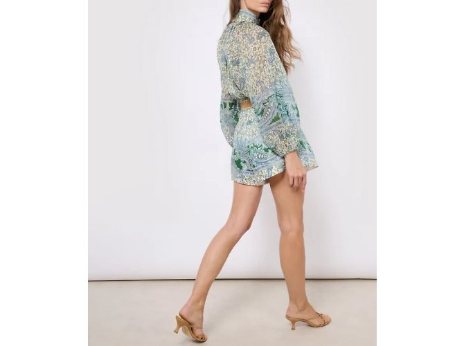 Zimmermann Short Zimmerman, modello Ottie Paisley Verde - vista 3