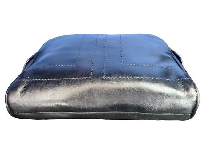 LANVIN, vintage leather clutch Black - view 10