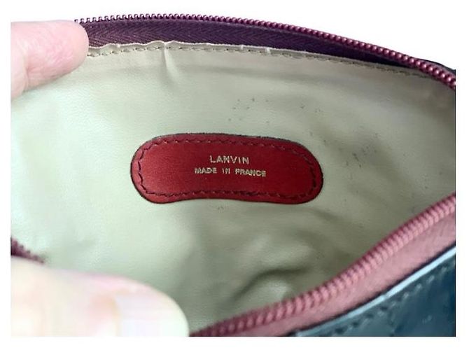 LANVIN, vintage leather clutch Black - view 6
