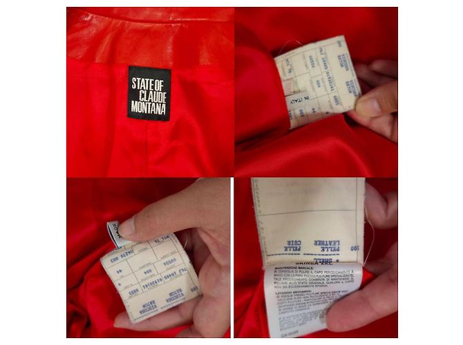 Claude Montana leather jacket - view 10