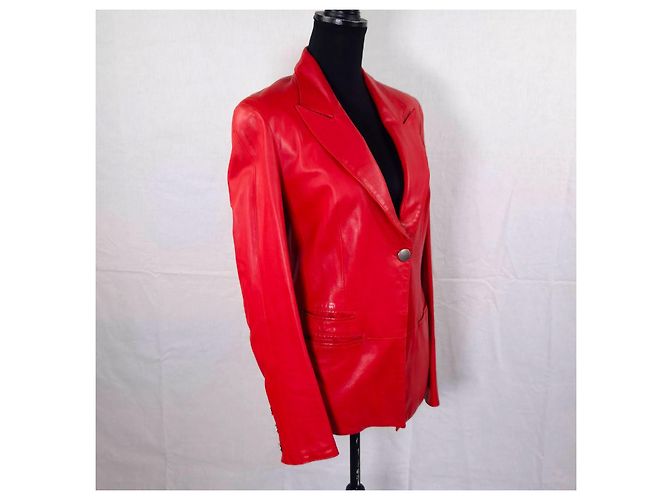 Claude Montana leather jacket - view 3