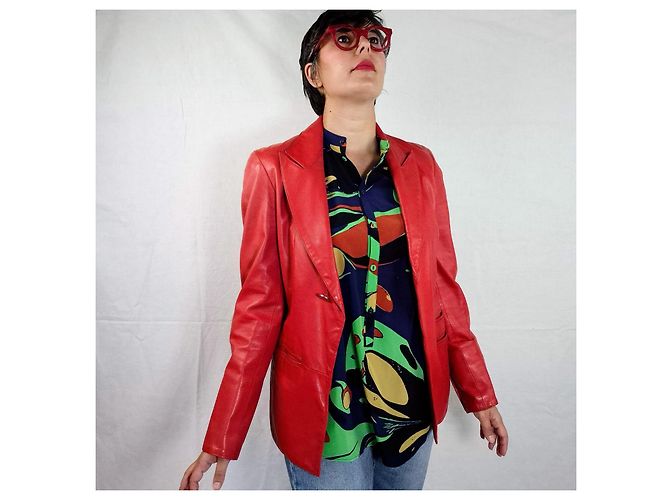 Claude Montana leather jacket - view 5