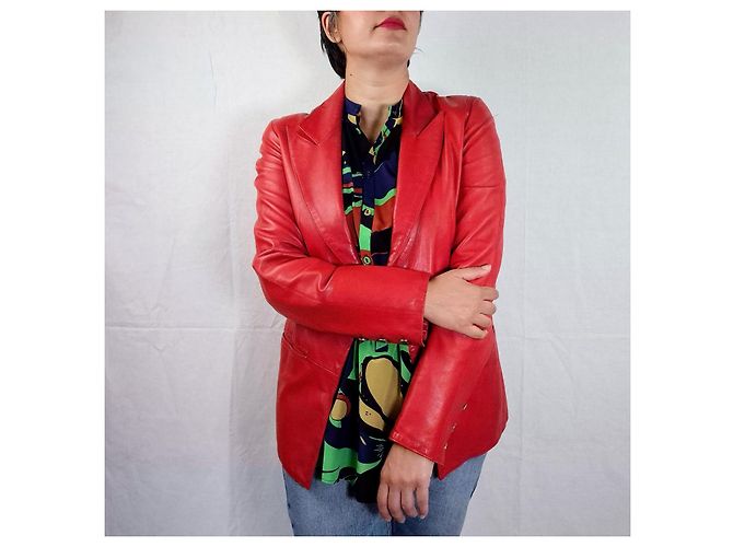 Claude Montana leather jacket - view 6