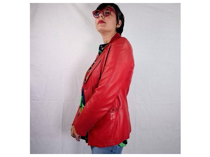 Claude Montana leather jacket - view 7