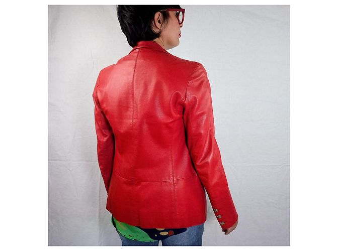 Claude Montana leather jacket - view 8