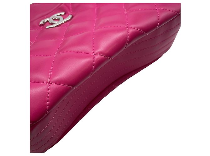 Borsa a Spalla Chanel Coco Rain Mark Chain Rosa - vista 10