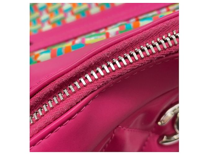 Borsa a Spalla Chanel Coco Rain Mark Chain Rosa - vista 12