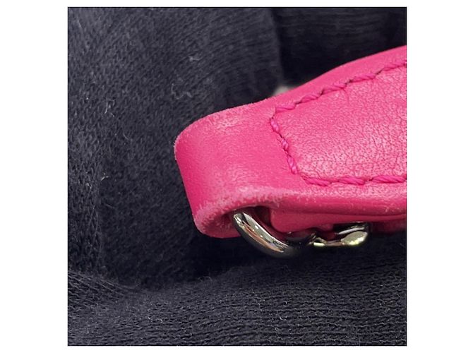 Borsa a Spalla Chanel Coco Rain Mark Chain Rosa - vista 15