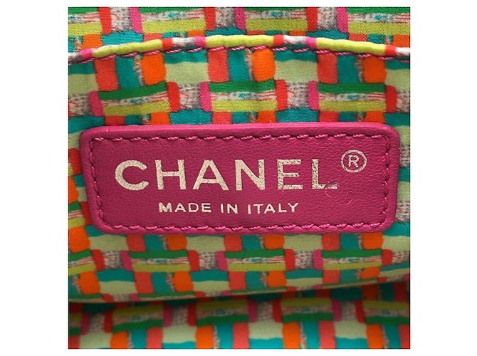 Borsa a Spalla Chanel Coco Rain Mark Chain Rosa - vista 16
