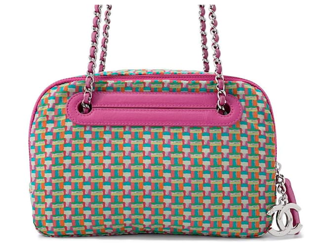 Borsa a Spalla Chanel Coco Rain Mark Chain Rosa - vista 2