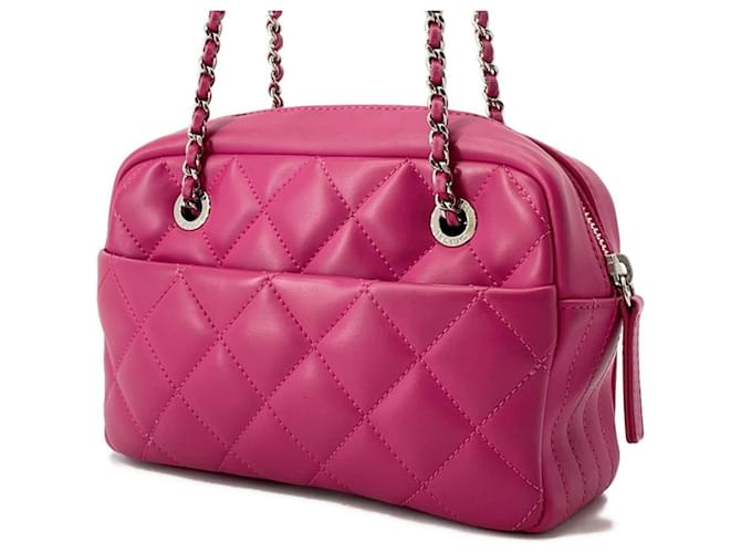 Borsa a Spalla Chanel Coco Rain Mark Chain Rosa - vista 3
