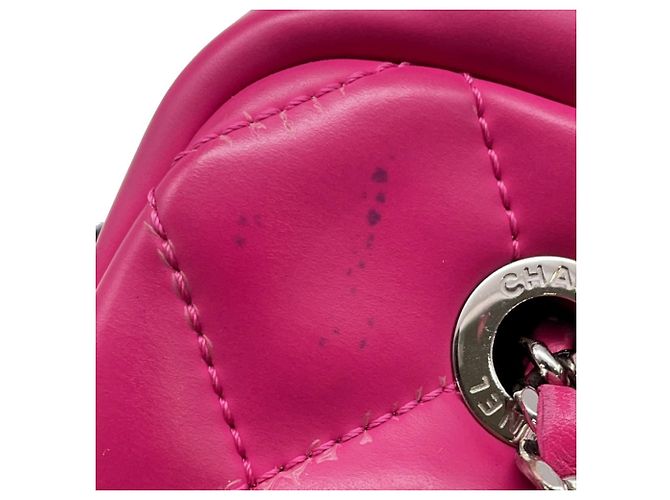 Borsa a Spalla Chanel Coco Rain Mark Chain Rosa - vista 8