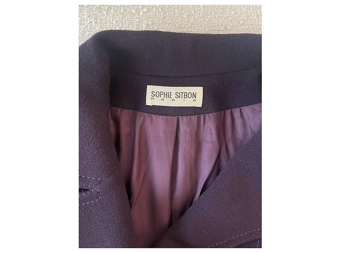 Autre Marque Giacca Sophie Sitbon, Modello Eleganza Tailleur. Porpora - vista 3