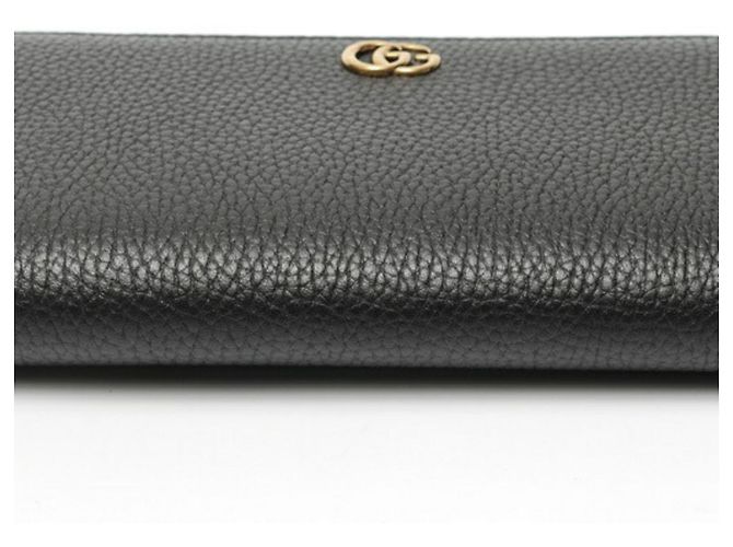 Portafoglio con zip Gucci Bamboo Nero - vista 3
