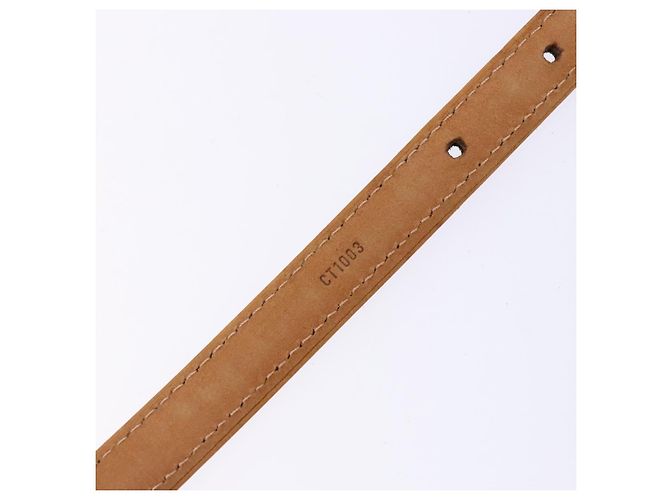 Schwarzer Leder Gürtel LOUIS VUITTON LV Auth 133503 - Ansicht 11