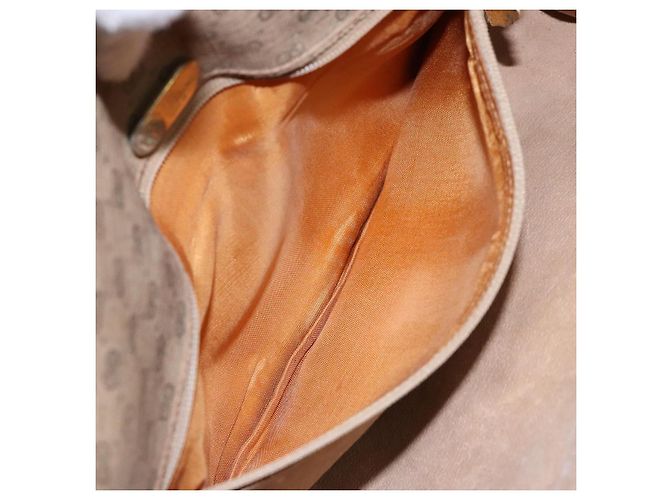 Gucci Borsa a spalla Micro GG Supreme in PVC Beige Oro Auth BA4331 D'oro - vista 12