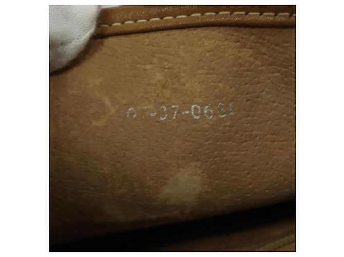 Gucci Borsa a spalla Micro GG Supreme in PVC Beige Oro Auth BA4331 D'oro - vista 23