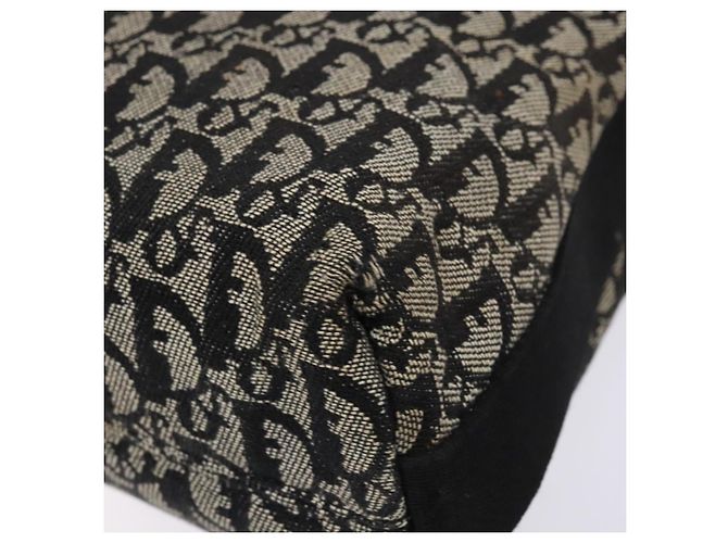 Borsa a spalla in tela Trotter Christian Dior blu navy argento Auth bs27283 - vista 16