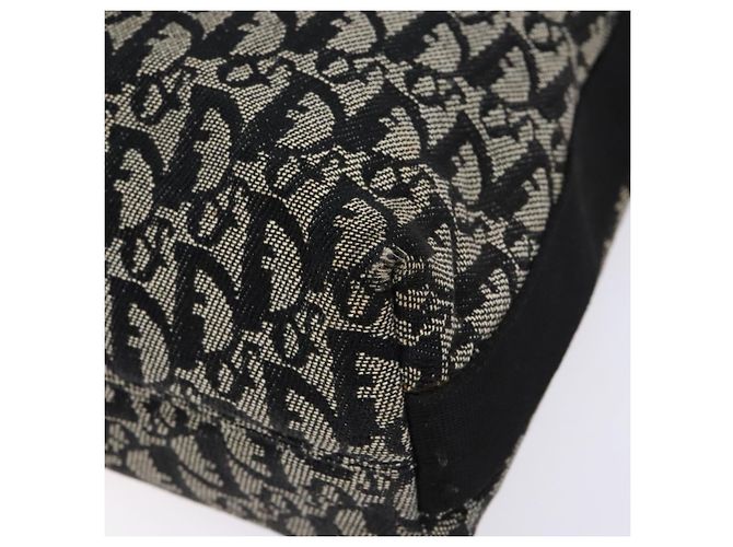 Borsa a spalla in tela Trotter Christian Dior blu navy argento Auth bs27283 - vista 8