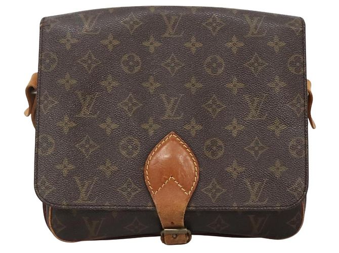 LOUIS VUITTON Borsa a Spalla Monogram Cartouchiere GM M51252 LV Auth BA4376 Monogramma - vista 13