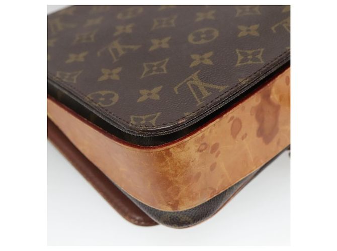 LOUIS VUITTON Borsa a Spalla Monogram Cartouchiere GM M51252 LV Auth BA4376 Monogramma - vista 17