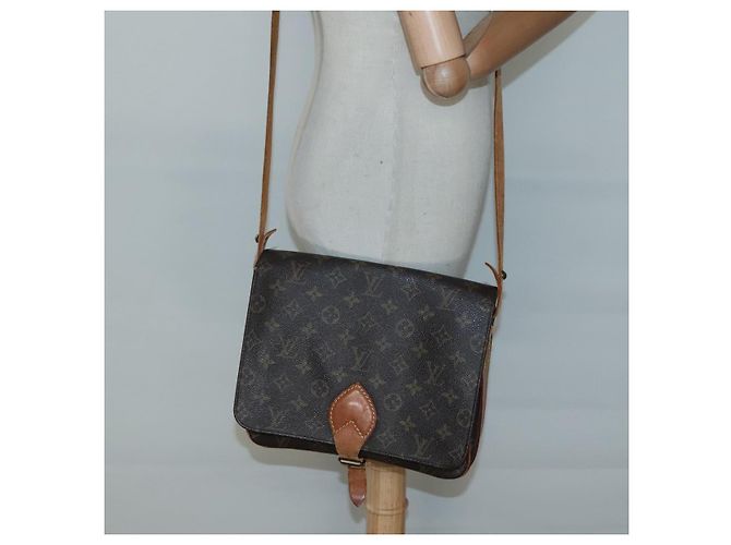 LOUIS VUITTON Borsa a Spalla Monogram Cartouchiere GM M51252 LV Auth BA4376 Monogramma - vista 24