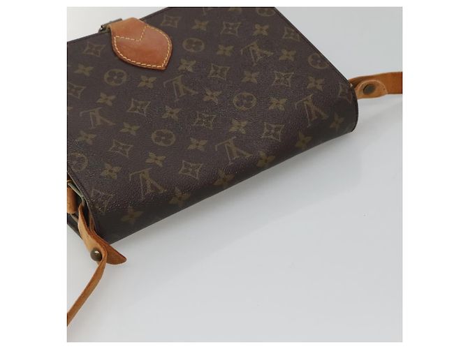 LOUIS VUITTON Borsa a Spalla Monogram Cartouchiere GM M51252 LV Auth BA4376 Monogramma - vista 6