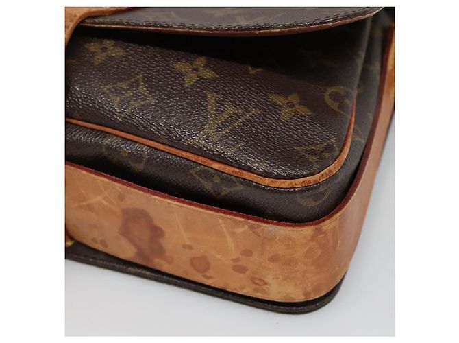 LOUIS VUITTON Borsa a Spalla Monogram Cartouchiere GM M51252 LV Auth BA4376 Monogramma - vista 8