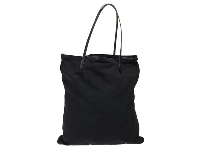 FENDI Zucca Canvas Tote Bag Schwarz Auth am8881 - Ansicht 13