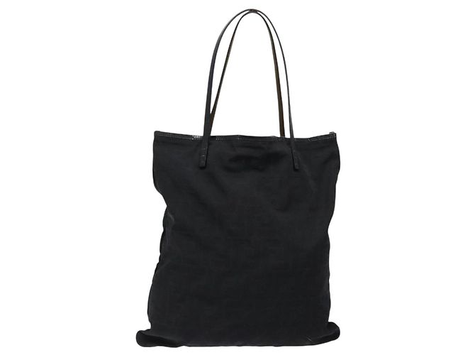 FENDI Zucca Canvas Tote Bag Schwarz Auth am8881 - Ansicht 2