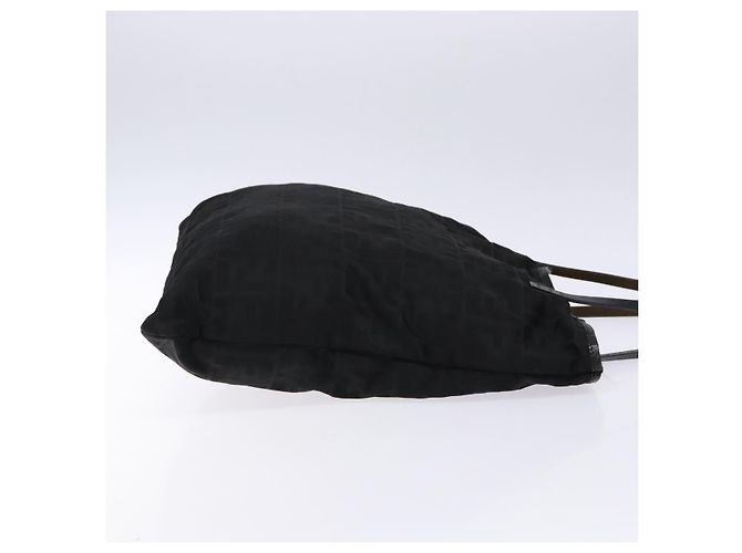 FENDI Zucca Canvas Tote Bag Schwarz Auth am8881 - Ansicht 3
