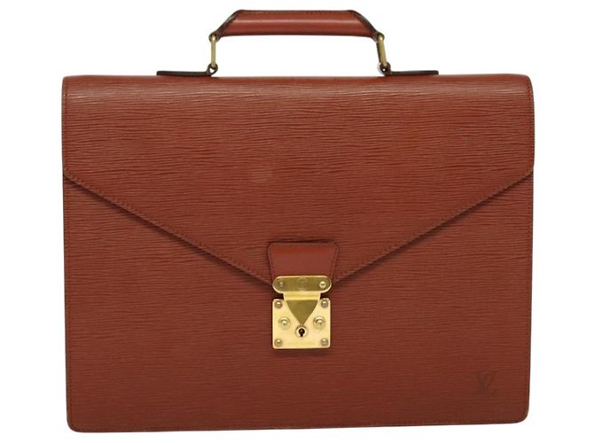 LOUIS VUITTON Cartella Consulente Epi Marrone M54423 LV Auth BA4562 - vista 13