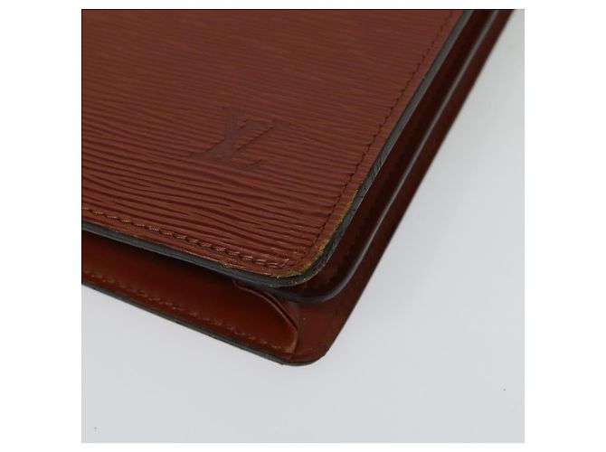 LOUIS VUITTON Cartella Consulente Epi Marrone M54423 LV Auth BA4562 - vista 14