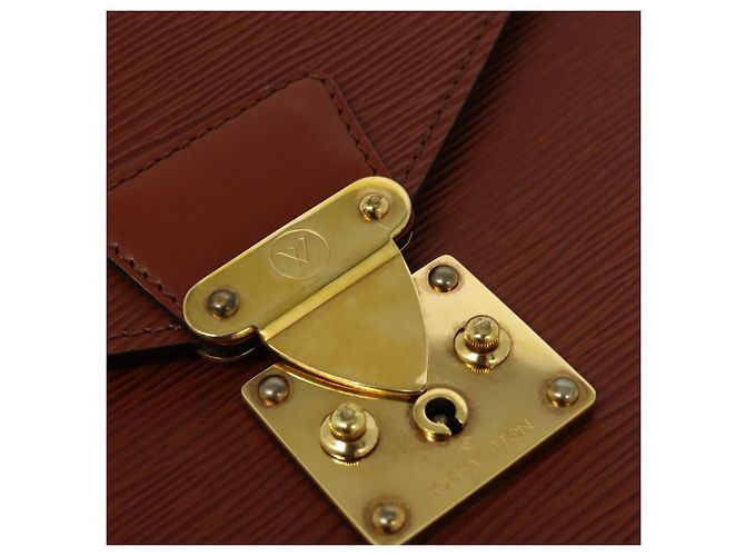 LOUIS VUITTON Cartella Consulente Epi Marrone M54423 LV Auth BA4562 - vista 17
