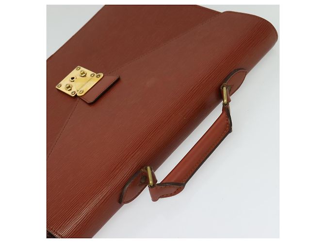 LOUIS VUITTON Cartella Consulente Epi Marrone M54423 LV Auth BA4562 - vista 6