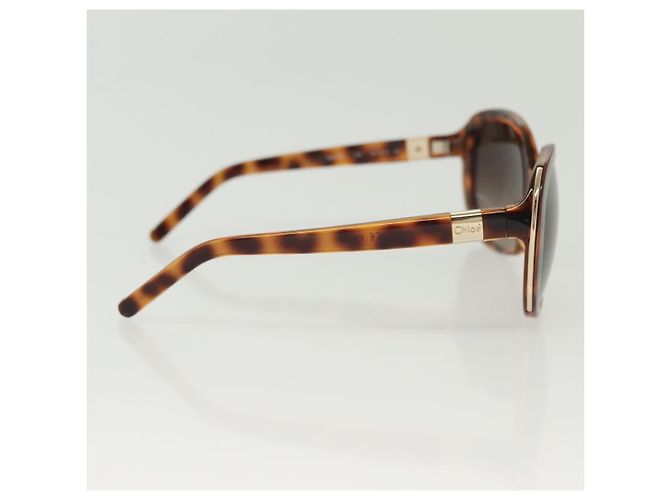 Chloé Gafas de sol Chloe de plástico marrón Auth BA4546 Castaño - vista 6