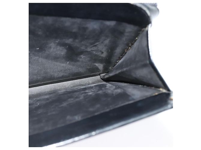 Borsa a Spalla Christian Dior in Pelle Nera e Oro Auth BA4359 Nero D'oro - vista 18