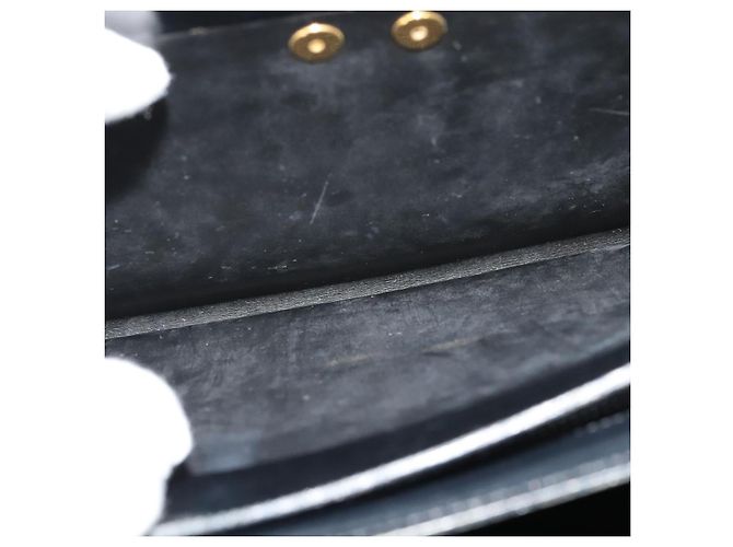 Borsa a Spalla Christian Dior in Pelle Nera e Oro Auth BA4359 Nero D'oro - vista 20