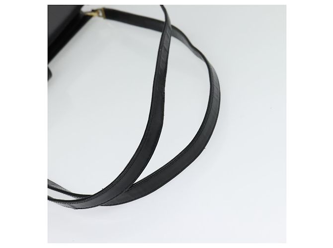 Borsa a Spalla Christian Dior in Pelle Nera e Oro Auth BA4359 Nero D'oro - vista 7