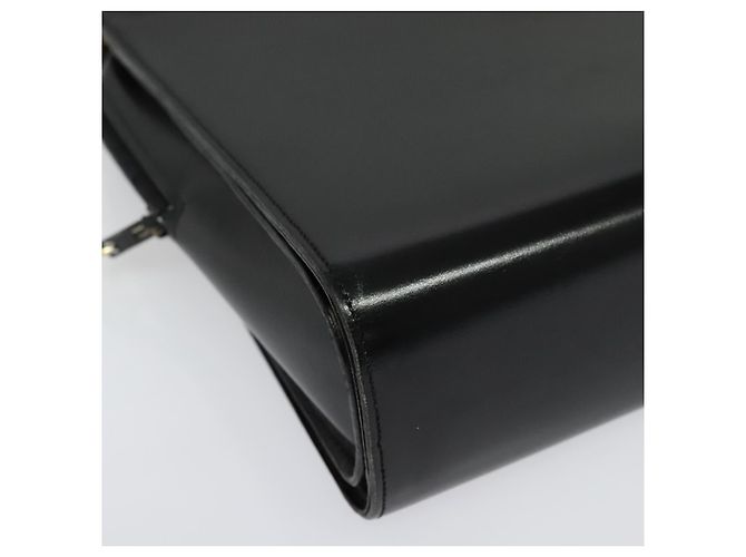 Borsa a Spalla Christian Dior in Pelle Nera e Oro Auth BA4359 Nero D'oro - vista 8