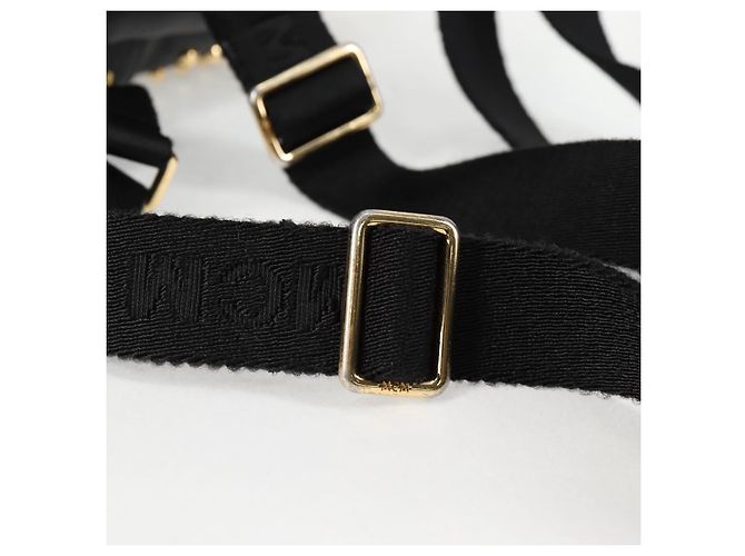 MCM Vicetos Studs Rucksack Leder Schwarz Gold Auth yk19000V Golden - Ansicht 9