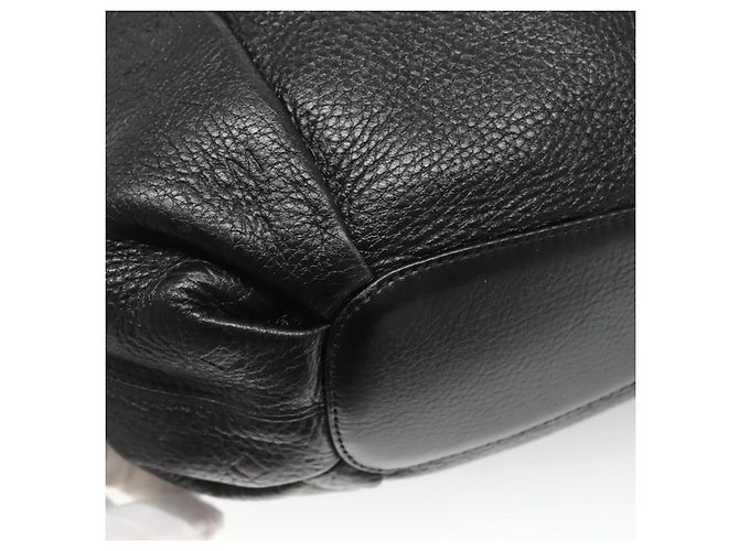 Borsa a Spalla in Pelle MCM Vicetos Logogram 2way Nera Auth 133981 Nero - vista 15