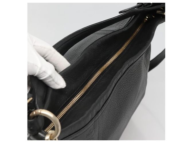 Borsa a Spalla in Pelle MCM Vicetos Logogram 2way Nera Auth 133981 Nero - vista 6