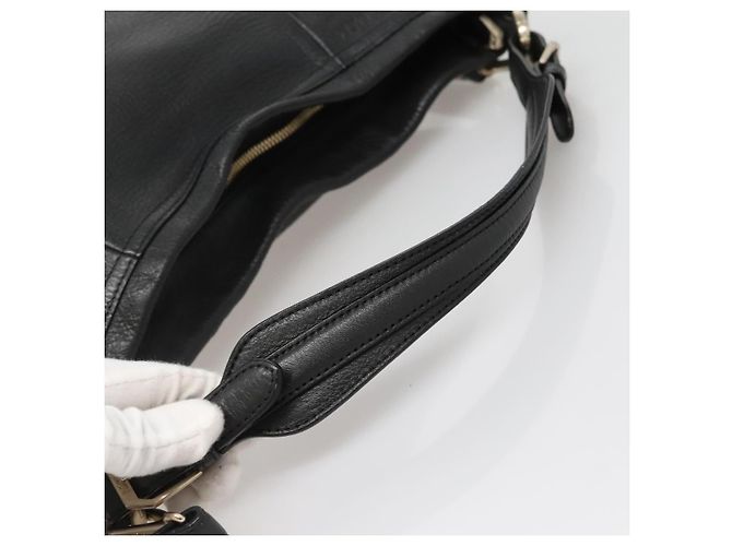 Borsa a Spalla in Pelle MCM Vicetos Logogram 2way Nera Auth 133981 Nero - vista 7