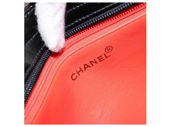 Borsa Tote CHANEL Camoscio Marrone CC Auth bs28665 - vista 15