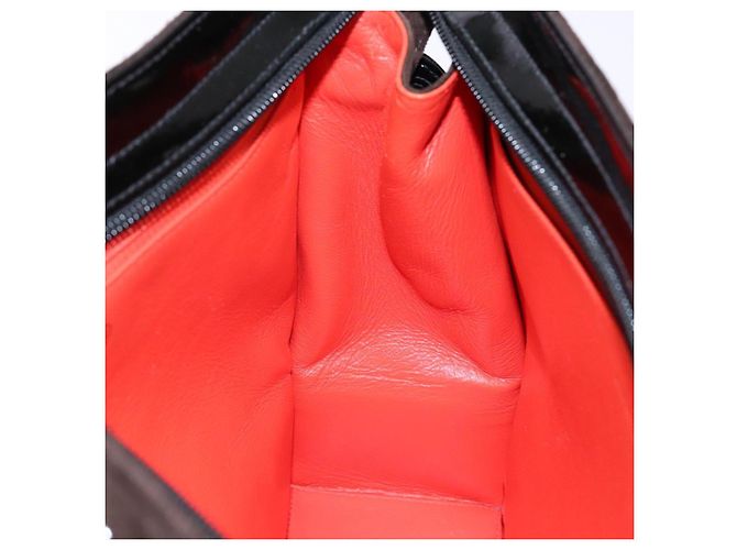 Borsa Tote CHANEL Camoscio Marrone CC Auth bs28665 - vista 17